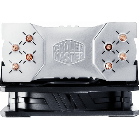 Cooler Master Hyper 212 Evo V2 - Processor cooler - (for: LGA775, LGA1156, AM2, AM2+, LGA1366, AM3, LGA1155, AM3+, LGA2011, FM1, FM2, LGA1150, FM2+, LGA2011-3, LGA1151, AM4, LGA2066, LGA1200, LGA1700) - aluminium - 120 mm - black silver - 5