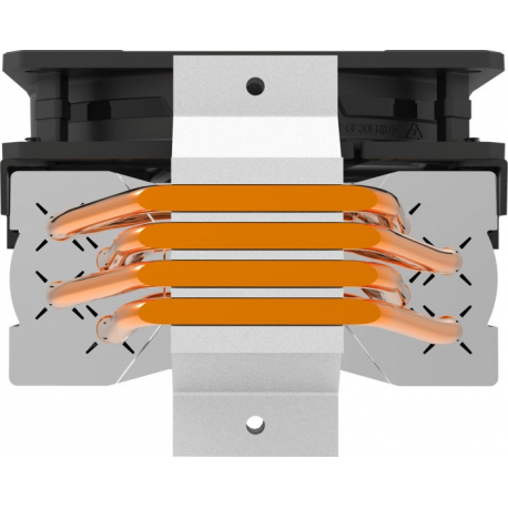 Cooler Master Hyper 212 Evo V2 - Processor cooler - (for: LGA775, LGA1156, AM2, AM2+, LGA1366, AM3, LGA1155, AM3+, LGA2011, FM1, FM2, LGA1150, FM2+, LGA2011-3, LGA1151, AM4, LGA2066, LGA1200, LGA1700) - aluminium - 120 mm - black silver - 6