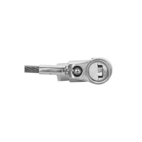 Targus DEFCON Ultimate - Security cable lock - universal keyed, with adaptable lock head - silver - 2 m (pack of 25) - 3