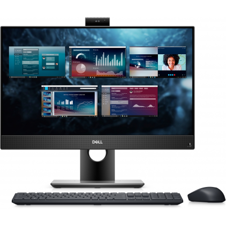 Dell Optiplex 5490 AIO/Core i7-10700T/16GB/256GB SSD/23.8 FHD/Integrated/Adj Stand/Cam & Mic/WLAN + BT/US Wireless Kb & Mouse/W1