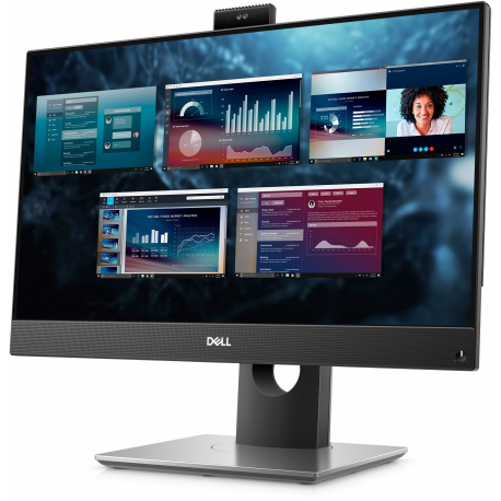 Dell Optiplex 5490 AIO/Core i7-10700T/16GB/256GB SSD/23.8 FHD/Integrated/Adj Stand/Cam & Mic/WLAN + BT/US Wireless Kb & Mouse/W1