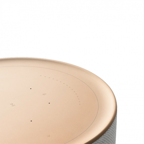 Bang & Olufsen BeoSound Balance - Golden Collection - smart speaker - bookshelf - Fast Ethernet, Wi-Fi, Bluetooth - App-controlled - gold tone - 2