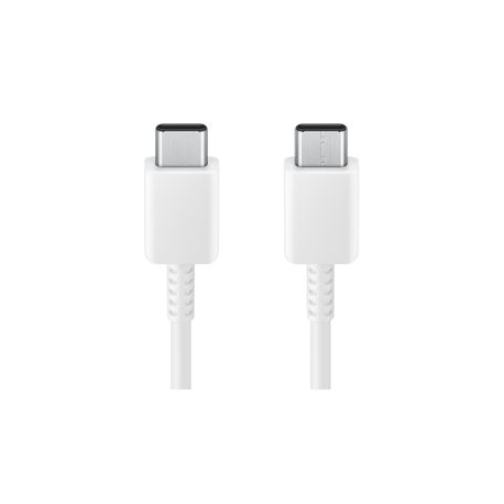 Samsung EP-DX310 - USB cable - USB-C (M) to USB-C (M) - USB 2.0 - 3 A - 1.8 m - white - 2