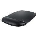 StarTech.com Mouse Pad with Hand rest, 6.7x7.1x 0.8in (17x18x2cm), Ergonomic Mouse Pad with Wrist Support, Desk Wrist Pad w /  Non-Slip PU Base, Cushioned Gel Mouse Pad w /  Palm Rest - Mouse pad with wrist pillow - black - TAA Compliant