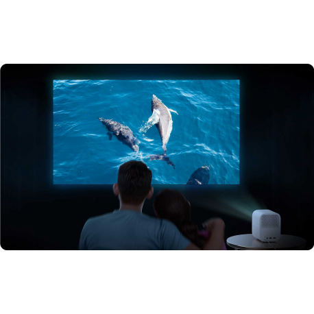 Xiaomi Mi Smart Projector 2 Full HD (1920x1080), 500 ANSI lumens, White/Grey, 60" to 120 ", LED Light Source with DLP technolog