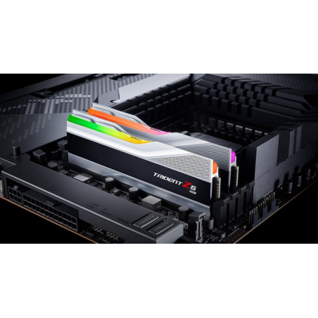 G.Skill Trident Z5 RGB - DDR5 - kit - 32 GB: 2 x 16 GB - DIMM 288-pin - 5600 MHz  /  PC5-44800 - CL40 - 1.2 V - unbuffered - non-ECC - metallic silver - 5