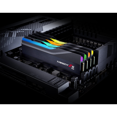 G.Skill Trident Z5 RGB - DDR5 - kit - 32 GB: 2 x 16 GB - DIMM 288-pin - 5600 MHz  /  PC5-44800 - CL40 - 1.2 V - unbuffered - non-ECC - matte black - 8