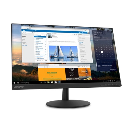 Lenovo L24q-35 - LED monitor - 24" (23.8" viewable) - 2560 x 1440 QHD @ 75 Hz - IPS - 300 cd / m² - 1000:1 - 4 ms - HDMI, DisplayPort - speakers - raven black - 1