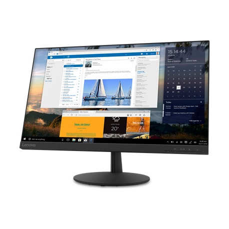 Lenovo L24q-35 - LED monitor - 24" (23.8" viewable) - 2560 x 1440 QHD @ 75 Hz - IPS - 300 cd / m² - 1000:1 - 4 ms - HDMI, DisplayPort - speakers - raven black - 2