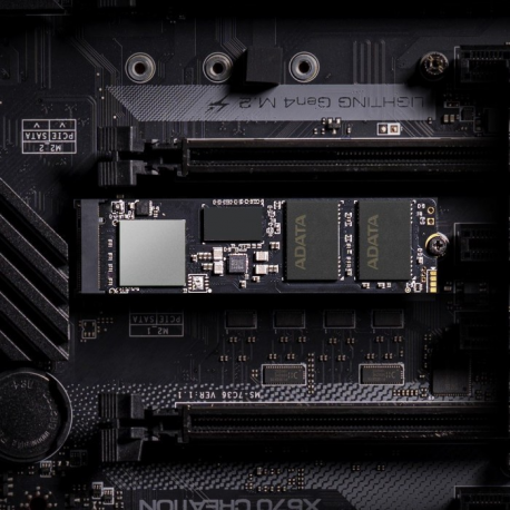 XPG GAMMIX S70 Blade - Solid state drive - 1 TB - internal - M.2 2280 - PCI Express 4.0 x4 (NVMe) - 256-bit AES - integrated heatsink - 5