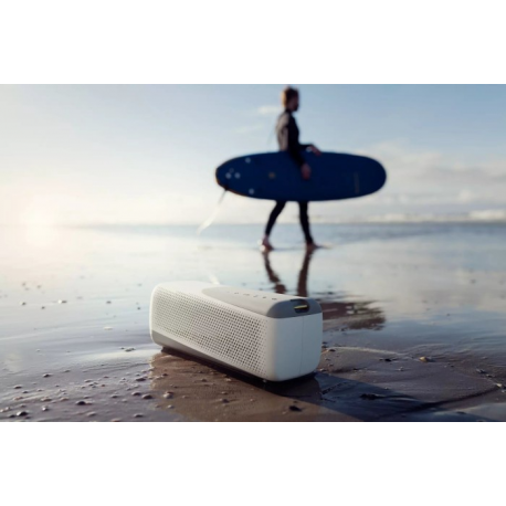 Philips Wireless speaker TAS4807W/00, P67 dust/water protection, Up to 12 hours of music, Built-in mic for calls, 20 W, white