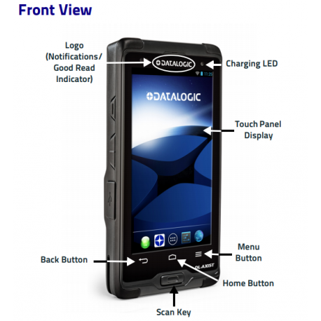 Datalogic DL-Axist KIT, 2D, BT, Wi-Fi, NFC, Android