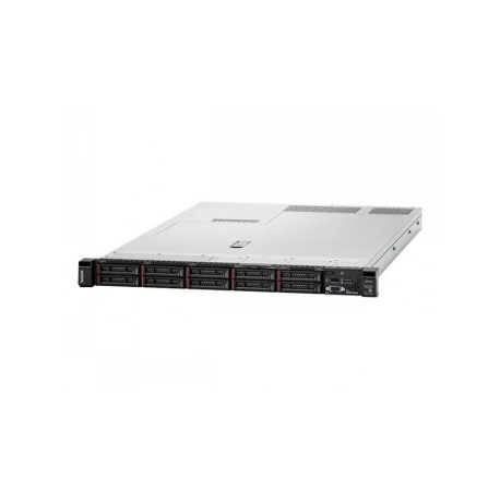 Lenovo ThinkSystem SR630 7X02 - Server - rack-mountable - 1U - 2-way - 1 x Xeon Silver 4215R  /  3.2 GHz - RAM 32 GB - SAS - hot-swap 2.5" bay(s) - no HDD - Matrox G200 - no OS - monitor: none - 0
