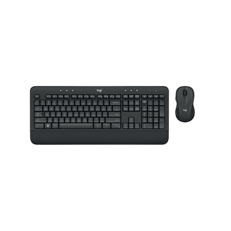 Logitech MK545 Advanced - Keyboard and mouse set - wireless - 2.4 GHz - German - 0