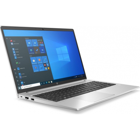 HP ProBook 450 G8 - Intel Core i3 1115G4  /  3 GHz - Win 10 Pro 64-bit - UHD Graphics - 8 GB RAM - 256 GB SSD NVMe, HP Value - 15.6" 1920 x 1080 (Full HD) - Wi-Fi 6 - pike silver aluminium - kbd: Intl English - with HP 2 years Pickup and Return Hardware Support for Notebooks (Unit Only) - 1