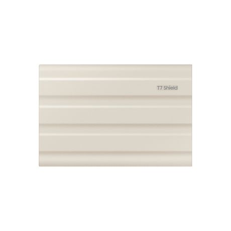 Samsung T7 Shield MU-PE1T0K - Solid state drive - encrypted - 1 TB - external (portable) - USB 3.2 Gen 2 (USB-C connector) - 256-bit AES - beige - 3