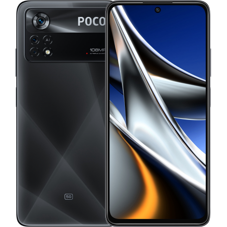 Xiaomi POCO X4 Pro 5G - 5G smartphone - dual-SIM - RAM 8 GB / 256 GB - microSD slot - OLED display - 6.67" - 2400 x 1080 pixels (120 Hz) - 3x rear cameras 108 MP, 8 MP, 2 MP - front camera 16 MP - laser black - 0