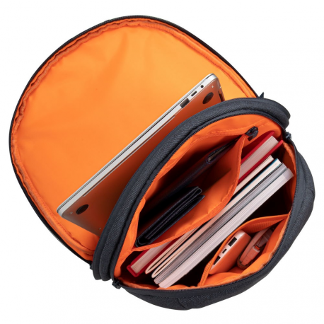 Riva Case Galapagos - Notebook carrying backpack - 13.3" - 14" - dark grey - 5