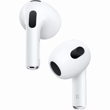 Apple AirPods - 3rd Generation - true wireless earphones with mic - ear-bud - Bluetooth - for iPad / iPhone / iPod / TV / Watch - 2