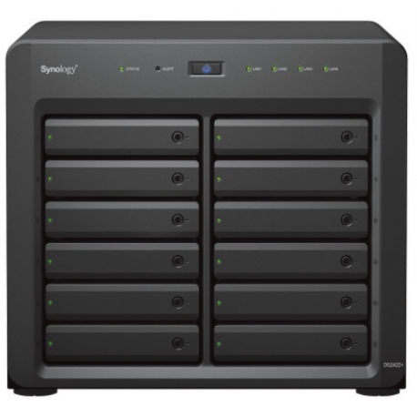 SYNOLOGY DS2422+ DiskStation AMD Ryzen Embedded V1500B compact 12-Bay desktop NAS QUAD CORE 4GB RAM