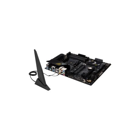 ASUS TUF GAMING B550-PLUS WIFI II - Motherboard - ATX - Socket AM4 - AMD B550 Chipset - USB-C Gen2, USB 3.2 Gen 1, USB 3.2 Gen 2 - 2.5 Gigabit LAN, Wi-Fi, Bluetooth - onboard graphics (CPU required) - HD Audio (8-channel) - 5