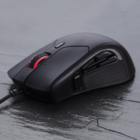 HyperX Pulsefire Raid Gaming - Mouse - ergonomic - 11 buttons - wired - USB 2.0 - black - for Victus by HP Laptop 15, 16; Laptop 14, 15, 17; Pavilion x360 Laptop; Pro 290 G9 - 3