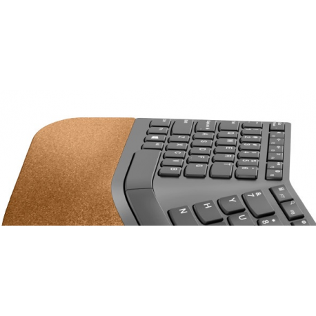 Lenovo Go Split - Keyboard - wireless - 2.4 GHz - US with Euro symbol - storm grey - retail - for ThinkCentre M70q Gen 2; ThinkPad E14 Gen 4; E15 Gen 4; ThinkStation P360; V15 - 2