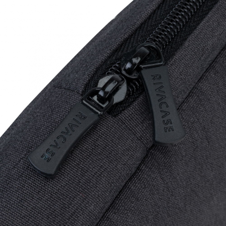 Riva Case Suzuka 7707 - Notebook sleeve - eco - 17.3" - black - 9