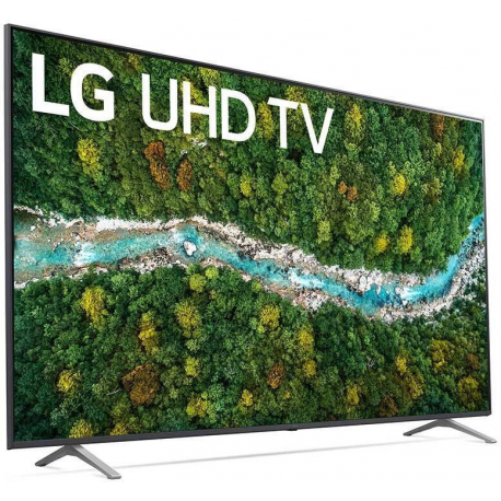 LG 75UP76703LB - 75" Diagonal Class LED-backlit LCD TV - Smart TV - webOS, ThinQ AI - 4K UHD (2160p) 3840 x 2160 - HDR - Direct LED - 7