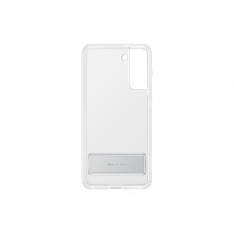 Samsung Clear Standing Cover EF-JG991 - Back cover for mobile phone - polycarbonate, thermoplastic polyurethane (TPU) - clear - for Galaxy S21 5G - 1