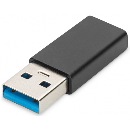 DIGITUS - USB adapter - USB-C (F) to USB (M) - USB 3.0 - 3 A - black - 0