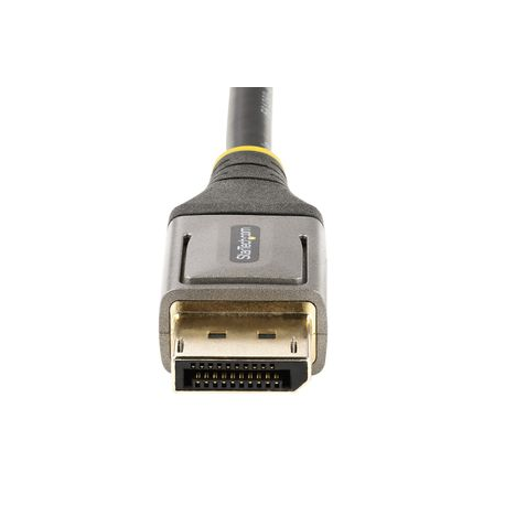 StarTech.com 3ft (1m) VESA Certified DisplayPort 1.4 Cable, 8K 60Hz HDR10, Ultra HD 4K 120Hz DP Video Cable, DisplayPort to DisplayPort Cable, DP Cord for Monitors / Displays, M / M - DP 1.4 Cable with Latches (DP14VMM1M) - DisplayPort cable - DisplayPort (M) to DisplayPort (M) - DisplayPort 1.4 - 1 m - molded, passive, 8K60Hz (7680 x 4320) support, 4K120Hz (3840 x 2160) support - grey, black - 4