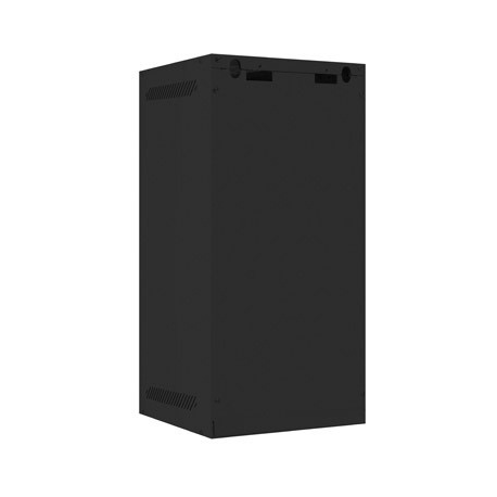 Lanberg - Rack cabinet - wall mountable - black, RAL 9004 - 12U - 10" - 3
