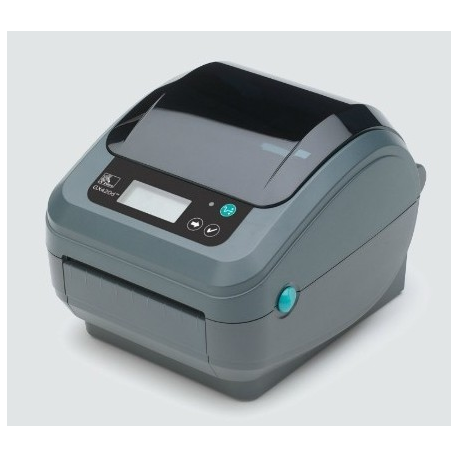 Zebra GX420d - Label printer - direct thermal - Roll (10.8cm) - 203 dpi - up to 152 mm / sec - USB, LAN, serial - 1