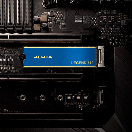 ADATA Legend 710 - SSD - 1 TB - internal - M.2 2280 - PCIe 3.0 x4 (NVMe) - 256-bit AES - integrated heatsink - 8