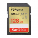 SanDisk - Flash memory card (microSDXC to SD adapter included) - 128 GB - Video Class V30  /  UHS-I U3  /  Class10 - microSDXC UHS-I