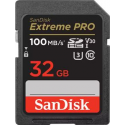 SanDisk Extreme Pro - Flash memory card - 32 GB - Video Class V30  /  UHS-I U3  /  Class10 - SDHC UHS-I