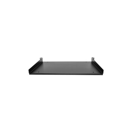 StarTech.com 1U Fixed Server Rack Mount Shelf, 12in Deep Steel Universal Cantilever Tray for 19" AV / Data / Network Equipment Rack with Cage Nuts & Screws, 55lbs Weight Capacity, 12" Deep - 1U Network Rack Shelf (SHELF-1U-12-FIXED-S) - Rack shelf - 1U - 19" - 3