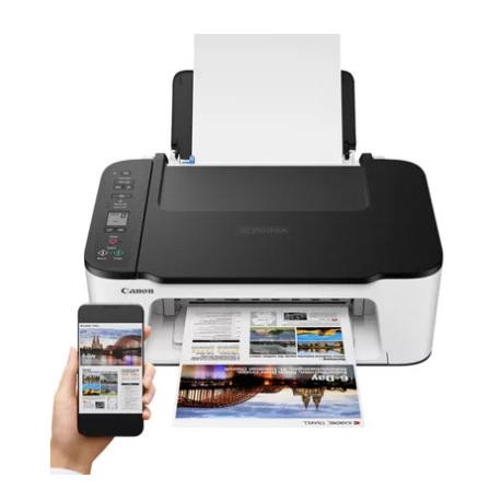 CANON Pixma TS3452 black white A4 MFP print copy scan 7.7 ipm