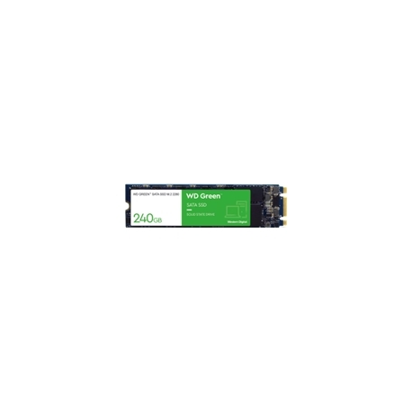 WD Green WDS240G3G0B - Solid state drive - 240 GB - internal - M.2 2280 - SATA 6Gb / s - 0