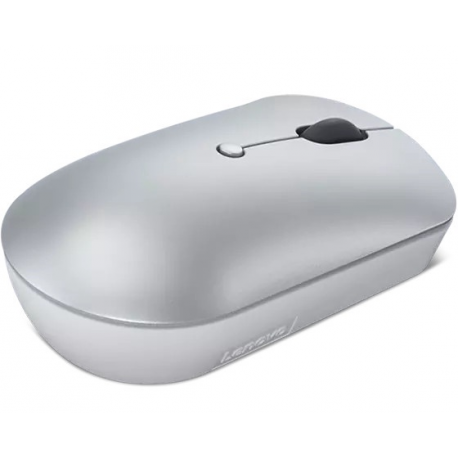 Lenovo - Mouse - compact - right and left-handed - optical - 4 buttons - wireless - 2.4 GHz - USB-C wireless receiver - cloud grey - brown box - CRU - for IdeaPad 1 14; 3 14; 5 Pro 14; ThinkBook 13x G2 IAP; 14s Yoga G2 IAP; ThinkPad T14s Gen 3 - 1