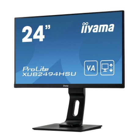 IIYAMA XUB2494HSU-B1 24inch ETE VA FHD 3ms 250cd/m2 Speakers VGA HDMI DisplayPort