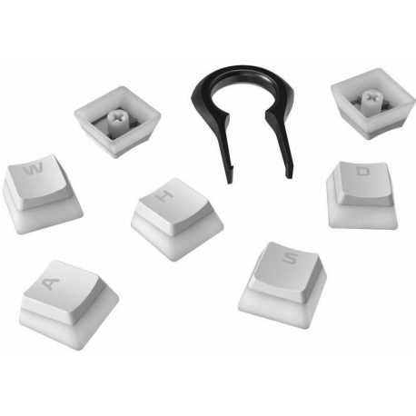 HyperX Pudding Keycaps - Keycap set - white - 0