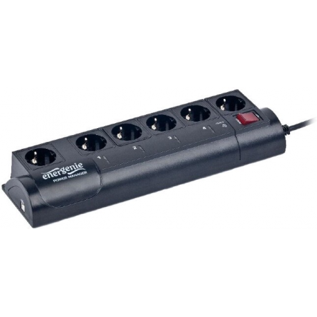 ENERGENIE programmable power strip with 6 sockets 4 sockets programmable USB