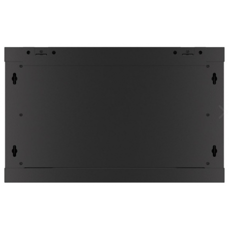 Lanberg WF01-6606-00B - Rack cabinet - wall mountable - black, RAL 9004 - 6U - 19" - 6