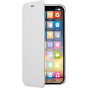 Screenor Clever - Flip cover for mobile phone - eco-leather - white - for Samsung Galaxy A32 5G