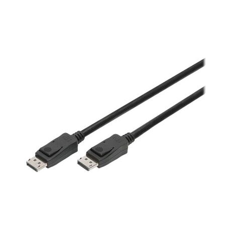 DIGITUS - DisplayPort cable - DisplayPort (M) to DisplayPort (M) - DisplayPort 1.4 - 5 m - 8K support - black - 0