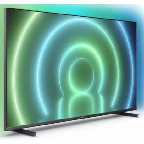 Philips 65PUS7906 - 65" Diagonal Class 7900 Series LED-backlit LCD TV - Smart TV - Android TV - 4K UHD (2160p) 3840 x 2160 - HDR - charcoal grey - 1