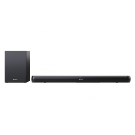 Sharp HT-SBW202 2.1 Soundbar with Wireless Subwoofer for TV above 40", HDMI ARC/CEC, Aux-in, Optical, Bluetooth, 92cm, Black
