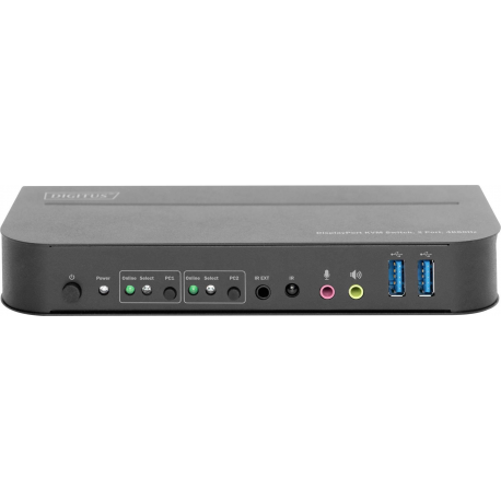 DIGITUS DS-12850 - KVM  /  audio  /  USB switch - 2 x KVM  /  audio  /  USB - 1 local user - desktop - 1